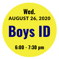 Boys AGS College ID Session Icon August 26, 2020 6 pm