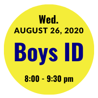 Boys AGS College ID Session Icon August 26, 2020 8 pm